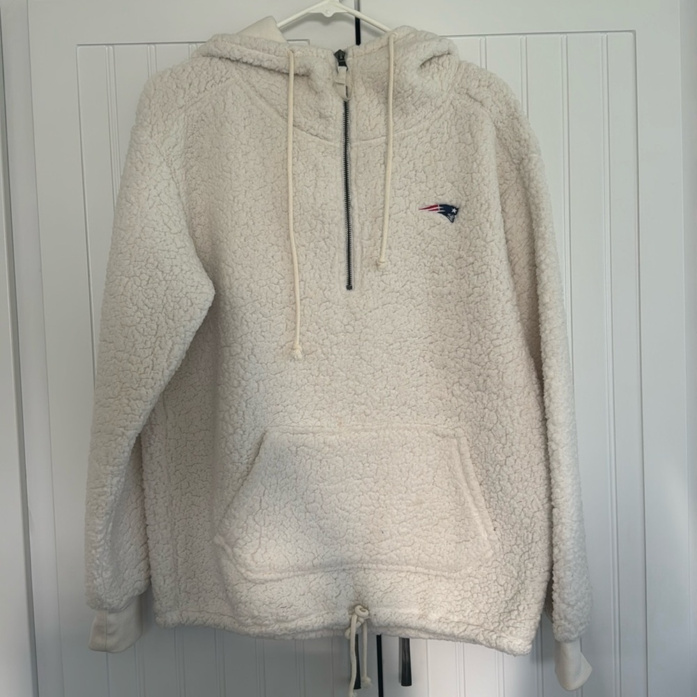 NFL Patriots Sherpa quarter zip
